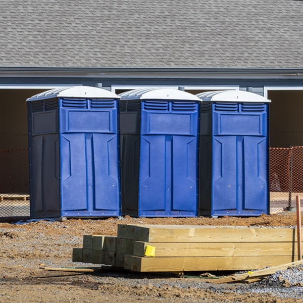 is there a specific order in which to place multiple portable toilets in Sipsey